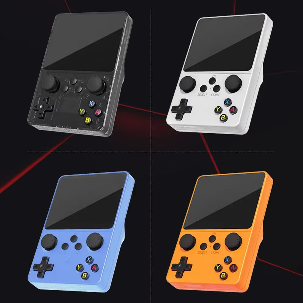 R35S Retro Handheld Video Game Console Linux System 3.5 Inch IPS Screen Portable Pocket Video Player 64GB Games Boy Gift