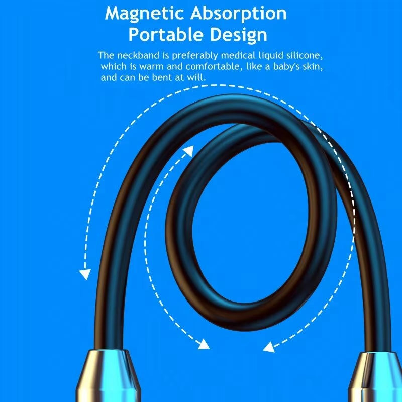 Bluetooth Earphones Wireless Headphones Magnetic Sport Neckband Neck-Hanging TWS Earbuds Wireless Blutooth Headset with Mic