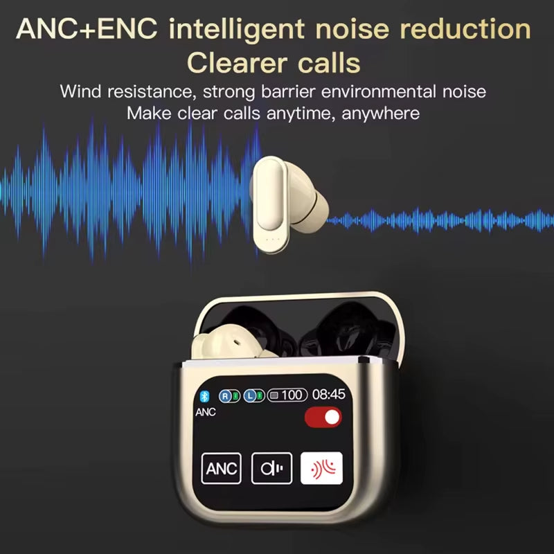 SE60 Wireless Earphones Bluetooth 5.4 LED Display Gaming Headset Sport Headphones HIFI Sound Low Latency Earbuds