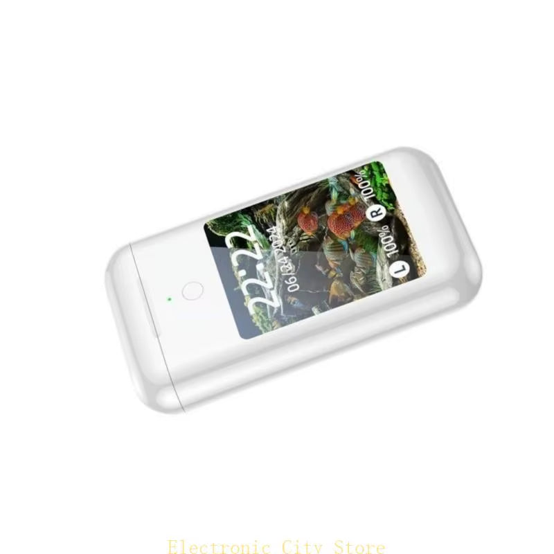 Large Screen Touchable Earphone Large Battery Multiple Function in Ear Headphone Power Charger Headphone Music Game Headset
