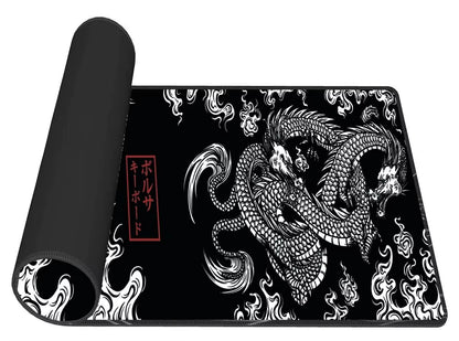 Chinese Dragon Gaming Mousepad XXL Large Office Gaming Mouse Pad Locking Edge Mouse Mat Gamer Keyboards Pads Rubber Desk Mat