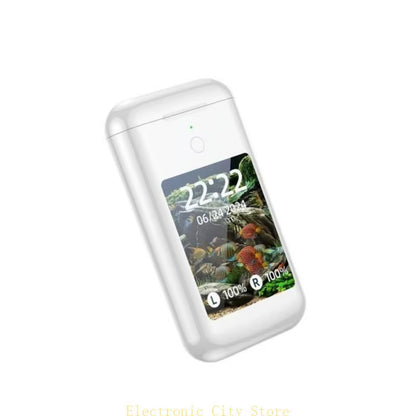 Large Screen Touchable Earphone Large Battery Multiple Function in Ear Headphone Power Charger Headphone Music Game Headset