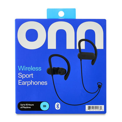 Wireless Sport Earphones Bluetooth In-Ear Headphones, Black