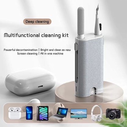 5 in 1 Earphone Cleaner Brush Kit Camera Phone Tablet Laptop TV Screen Cleaning Tools Headset Cleaning Pen for Airpod Pro 3 2 1