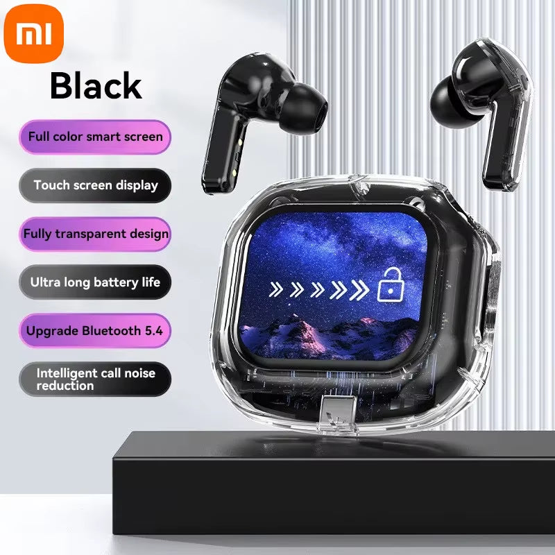 Xiaomi Wireless Earphones Air Max Bluetooth 5.4 Smart Touch Screen Earphones HIFI Long Endurance Noise Reduction Earphones